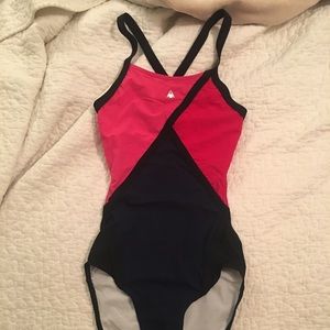 Vintage Style Sporty Swimsuit, XS-S